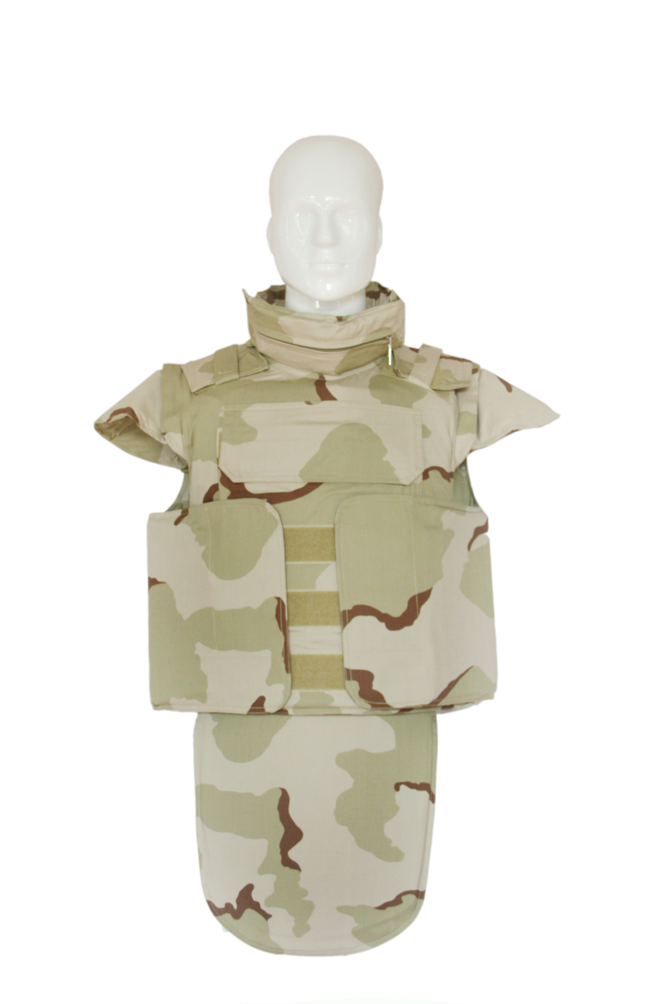 Desert Camouflage Full-Coverage Ballistic Vest